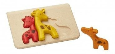 Żyrafy - Puzzle drewniane Plan Toys