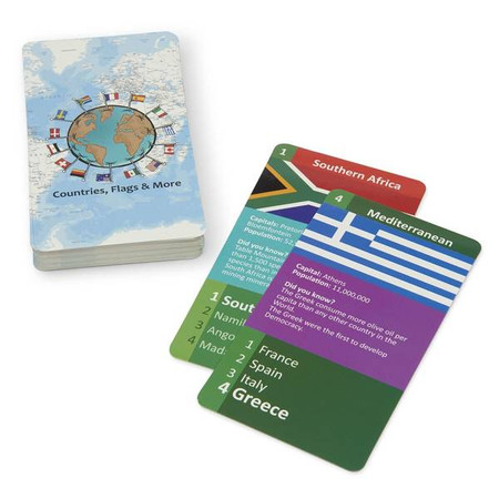 Podróżna gra karciana The Purple Cow - Go Fish Kraje, Flagi i inne