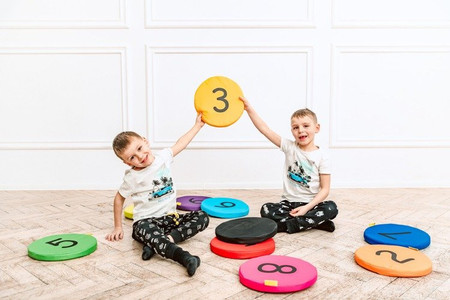 Poduszki KODURA 3 cm zestaw Liczby 21-30 zestaw 10 szt. AKSON