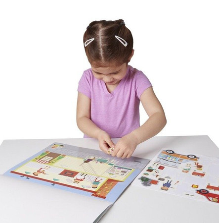 Naklejki wielokrotnego użytku Miasto Zawody Melissa & Doug