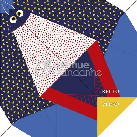 Mini Zestaw Origami Siedzący Ptak