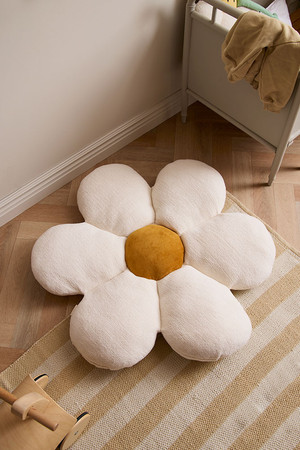 Kid's Concept - Poduszka na podłogę kwiatek, biały