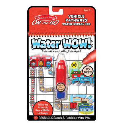 Kolorowanka wodna Malowanka "znajdź drogę - pojazdy" - WaterWow