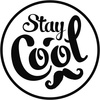 Stempel ozdobny Stay Cool wąsik :)