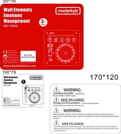 MASTERKIDZ Tablica Edukacyjna Nauka Emocji Zarządzanie Emocjami