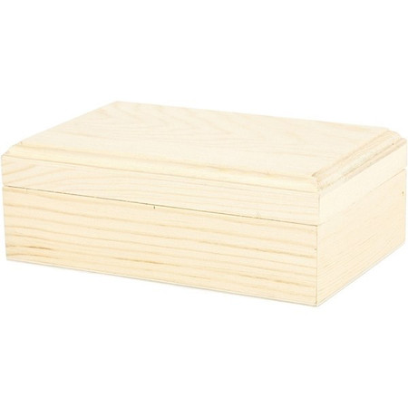 Pudełko z drewna na Biżuterię 14x9x5 cm