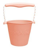 Składane wiaderko do wody i piasku Scrunch Bucket - Koralowy