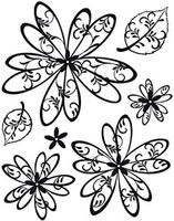 Stemple VivaDECOR 3D Fantazyjne Kwiaty