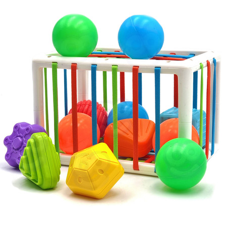 WOOPIE Elastyczna Kostka Sensoryczna Sorter dla Dzieci 13 el.