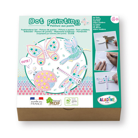 Zestaw do malowania kropkami dla dzieci Natura