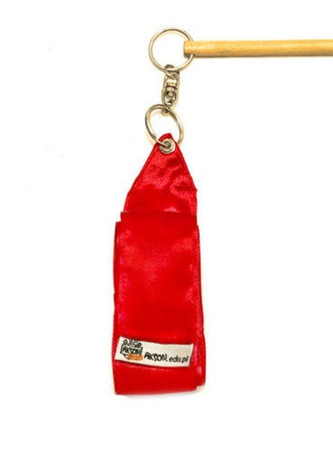 Wstążka gimnastyczna 3 m - czerwona