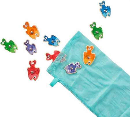 Magnetyczny zestaw do łowienia rybek wędka z korbką Melissa & Doug