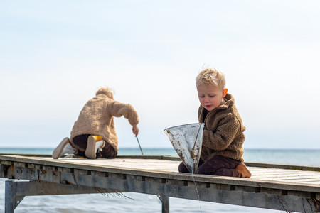 Siatka teleskopowa FOLLOW the duck - Pudrowy Róż