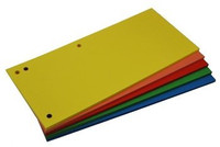 Przekładki do segregatora mix intensywny 100 szt 1/3 A4