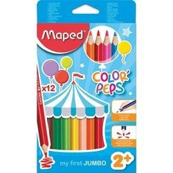 Kredki Jumbo Colorpeps Early Age Trójkątne 12 szt
