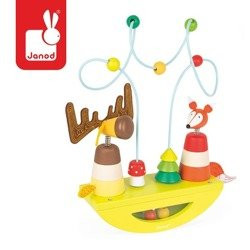 Platforma edukacyjna Łoś i lisek Baby Forest, Janod