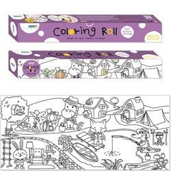 Kolorowanka Samoprzylepna w Rolce, Lato, 31,5x355cm