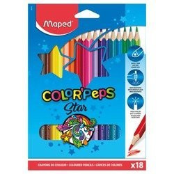 Kredki Colorpeps Trójkątne 18 szt