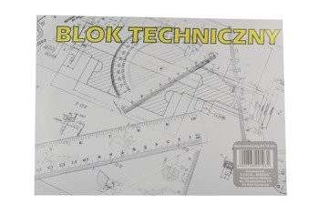 Blok techniczny A4 biały 