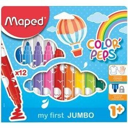 Flamastry Jumbo Colorpeps Early Age 12 szt