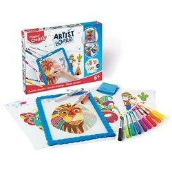 Maped Creativ Tablica Zmywalna Z Szablonami I Markerami