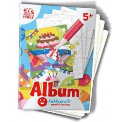 Album do kolorowania piaskiem Zaproszenia 5l+ SABBIARELLI