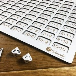 Drewniana tabliczka mnożenia