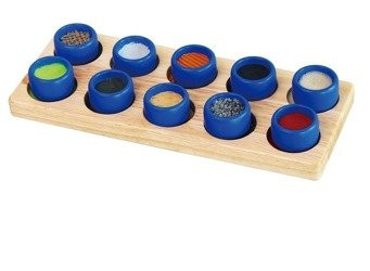 Sorter sensoryczny - Cylindry dotykowe - układanka zmysłów