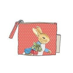 Mały portfelik, portmonetka, koralowa seria Królik Piotruś | Petit Jour Paris®