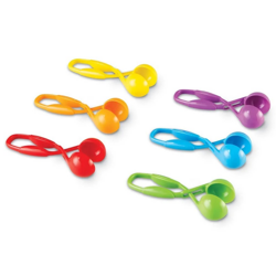 Learning Resources | Pęseta ściskająca dla najmłodszych, 6 sztuk