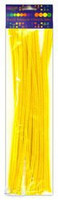 Druciki kreatywne 0,4x30cm żółte 25 sztuk