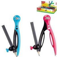 Cyrkiel plastikowy Maped Essentials + Ołówek