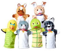 Pacynki na rękę - zwierzaki domowe