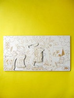 Puzzle drewniane "Chodzi lisek koło drogi" Stuka Puka