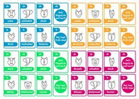 Ortograficzna gra w makao z ch i h do druku