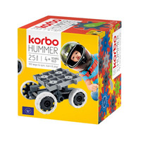 Klocki Korbo - zestaw Hummer 25 elementów  - szary