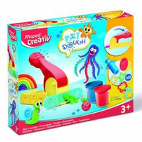 Creativ masa plastyczna 4x56g + akcesoria do wyciskania