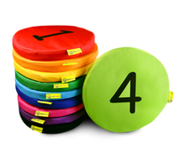 Poduszki animacyjne Ekoskóra zestaw 10szt Liczby 1-10