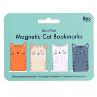 Magnetyczne zakładki do książki, Koty, Rex London