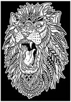 Kolorowanka Welwetowa 29,7x21 Ryk Lwa