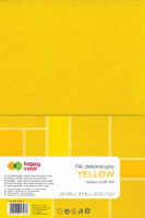 Filc żółty A4
