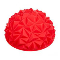 Półkula sensoryczna do masażu diamenty Czerwona