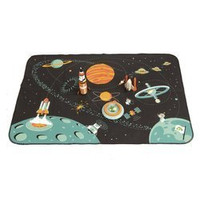 Mata z kosmicznymi, drewnianymi elementami - Przygoda w Kosmosie, Tender Leaf Toys