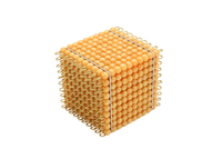 Moyo Montessori | Złote perły - sześcian (1000) MAT0231_M088