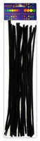 Druciki kreatywne 0,4x30cm czarne 25 sztuk