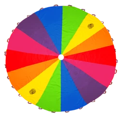 Profesjonalna Chusta Animacyjna 7-barw 2m 28 uchwytów