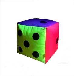 Kostka edukacyjna XXL Kropki ze zdejmowanym pokrowcem