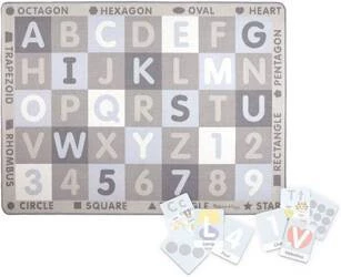 Mata podłogowa Alfabet Cyfry Kształty Melissa & Doug 147x200 cm