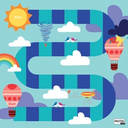 Mata Animacyjna Gra planszowa XL Przygoda