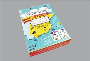 XXL Fun Card SPANISH Moje pierwsze słowa po hiszpańsku